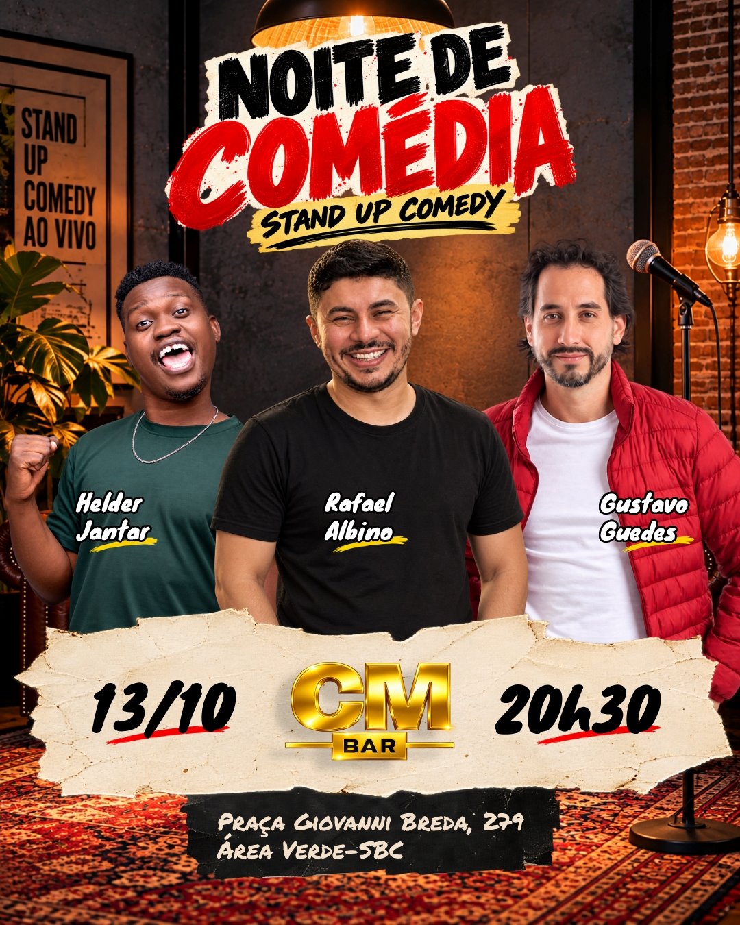 Noite de Comédia — Stand Up Comedy